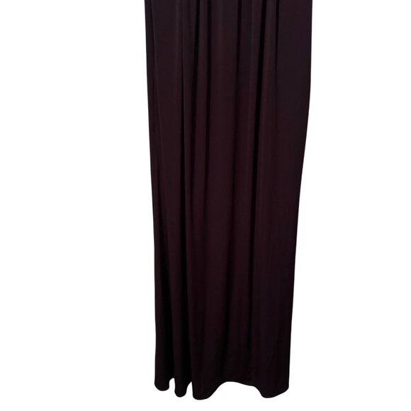 Cato Womens Purple Sleeveless Maxi Dress size Lrge With Decorative Beaded Neckli - Picture 7 of 12